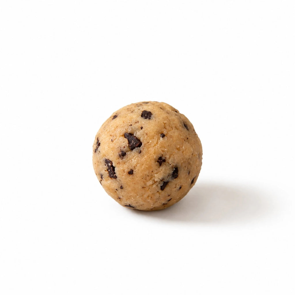 Chocolate Chip Cookie Dough Protein Ball from Emberly Bakery Edmonton.