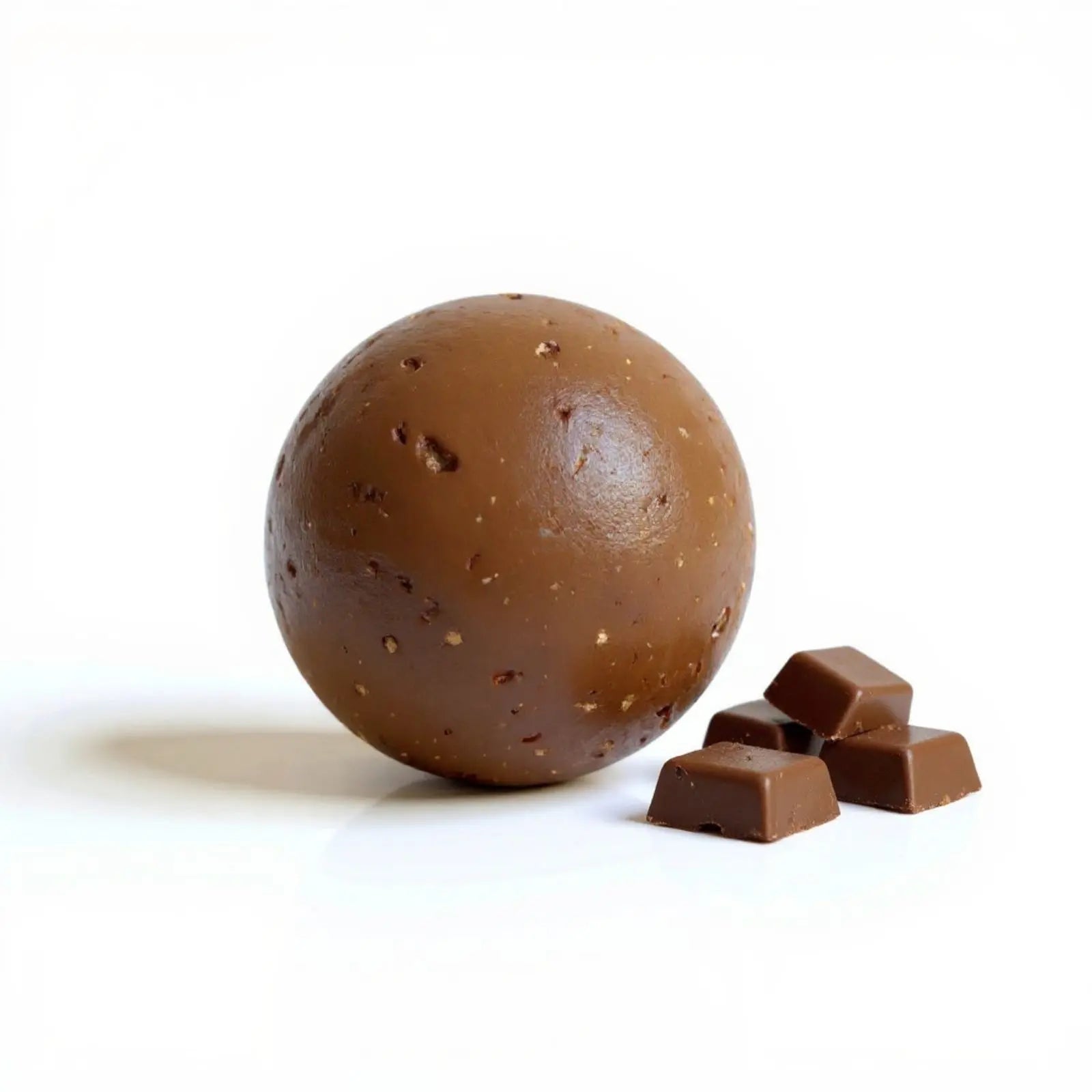Emberly chocolate protein ball with chocolate pieces
