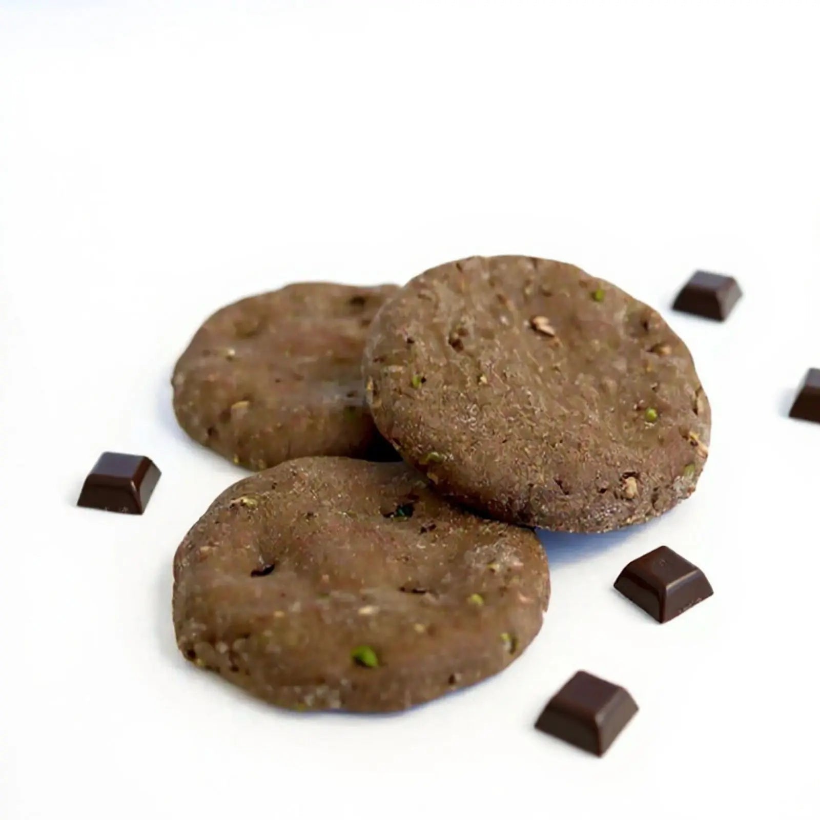 Emberly chocolate protein cookies with chocolate pieces