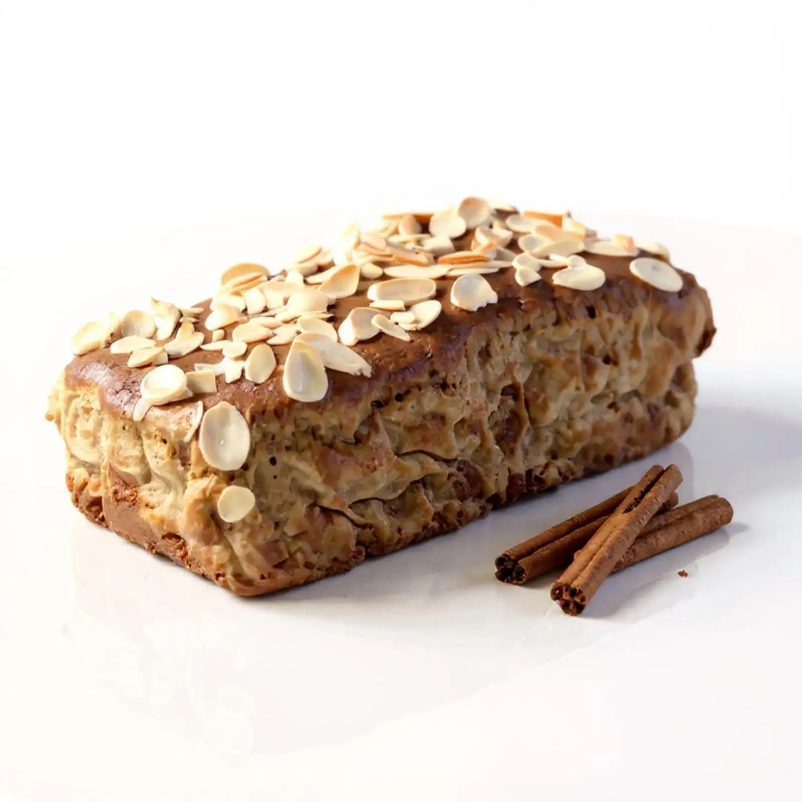 Emberly cinnamon protein loaf with almonds and cinnamon sticks