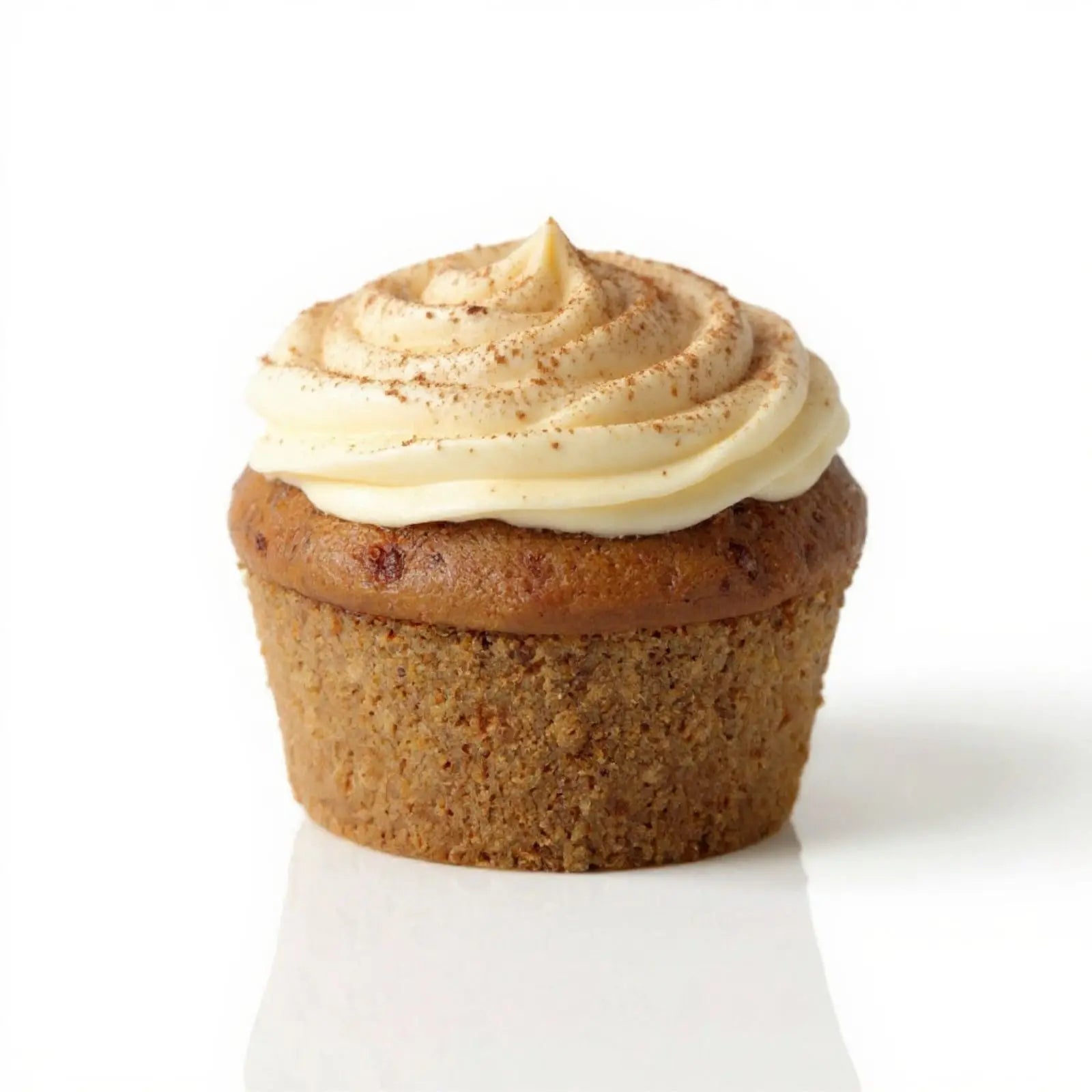 Emberly cinnamon swirl protein muffin with cream frosting