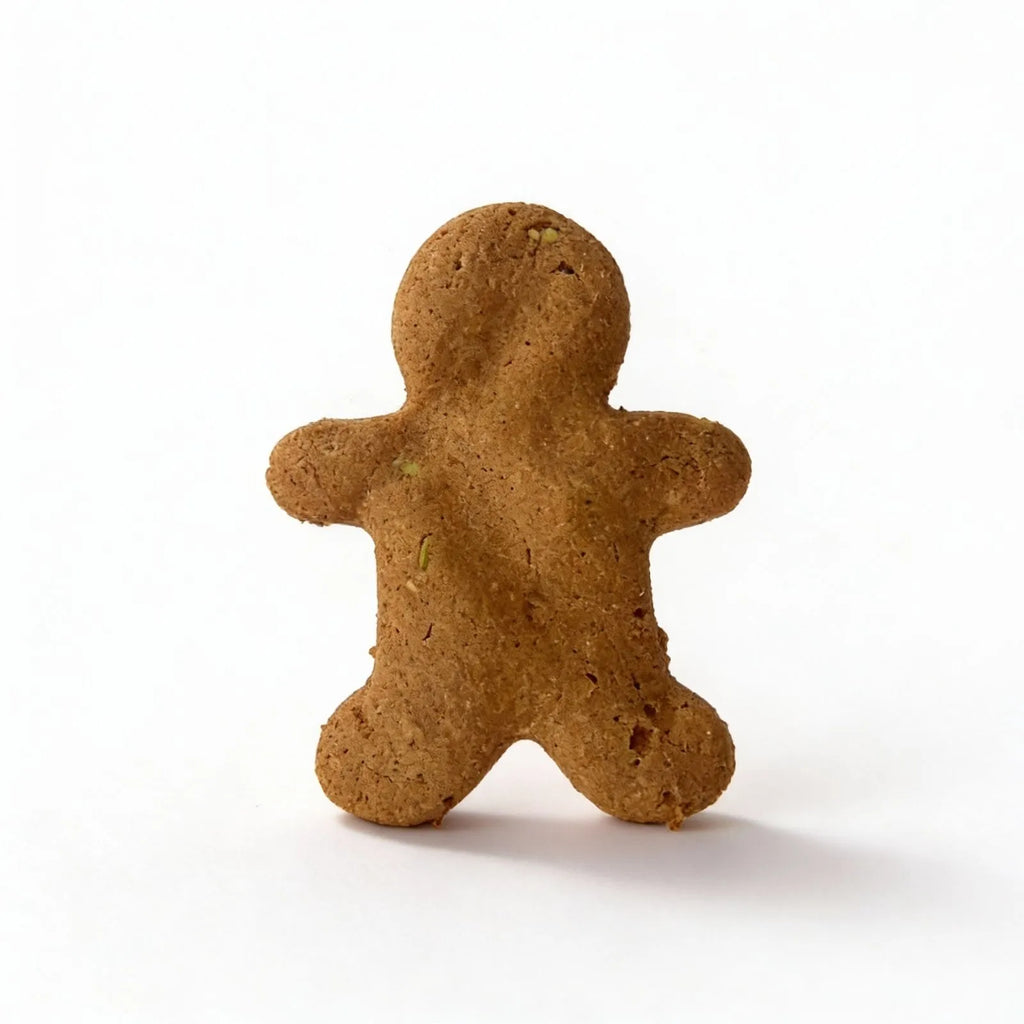 Soft gingerbread cookie, sugar-free and high-protein, handcrafted in Edmonton by Emberly Bakery
