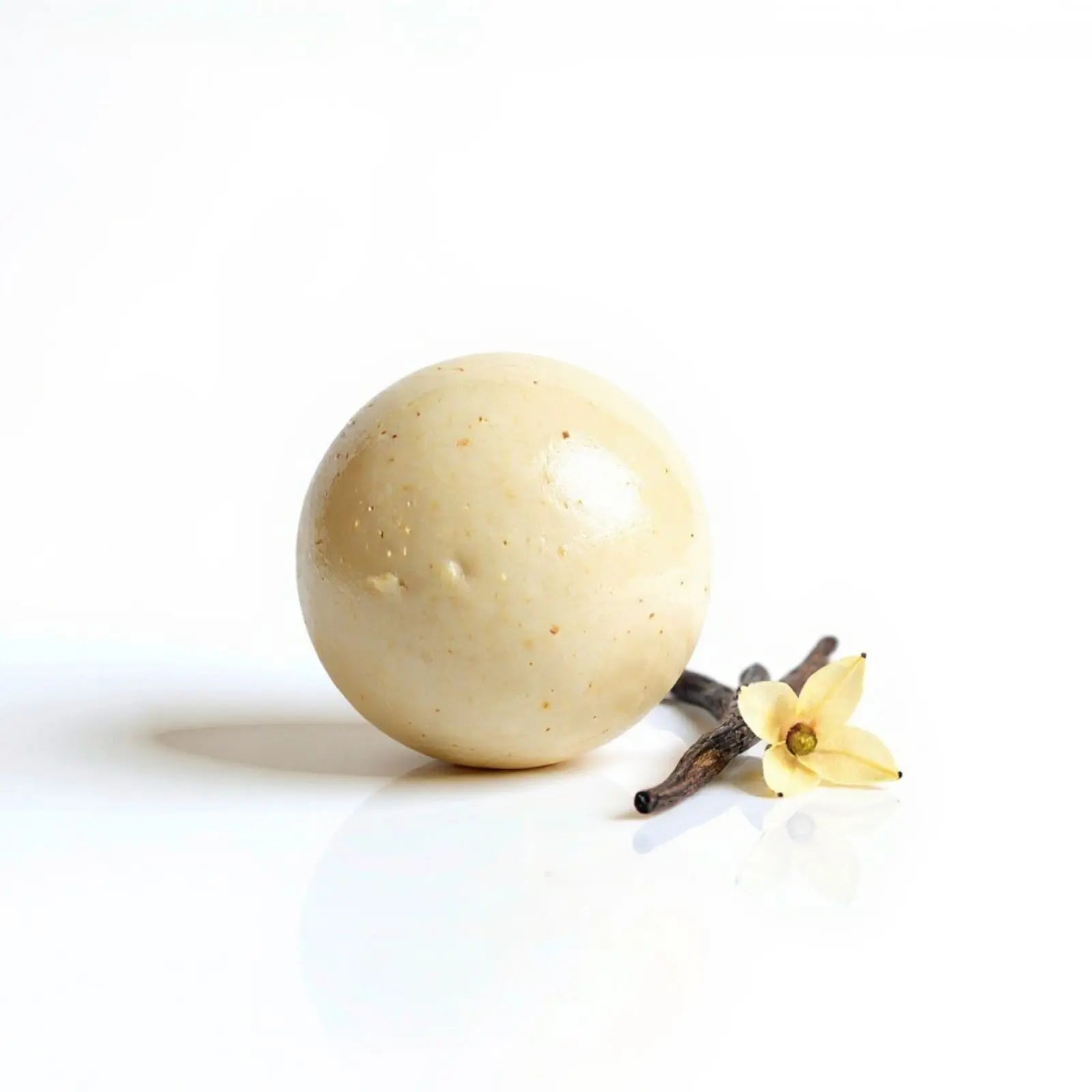 Emberly vanilla protein ball with vanilla bean
